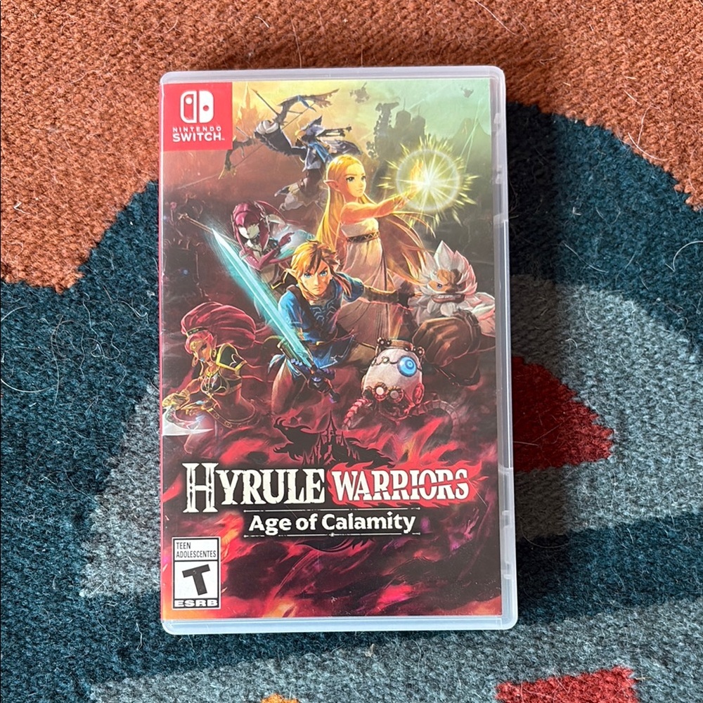 Nintendo Red and Black Game Hyrule Warriors